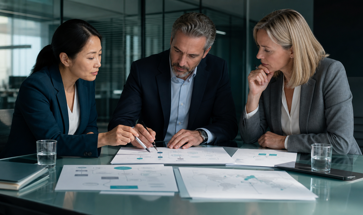 Bank compliance team reviewing a forex broker account application