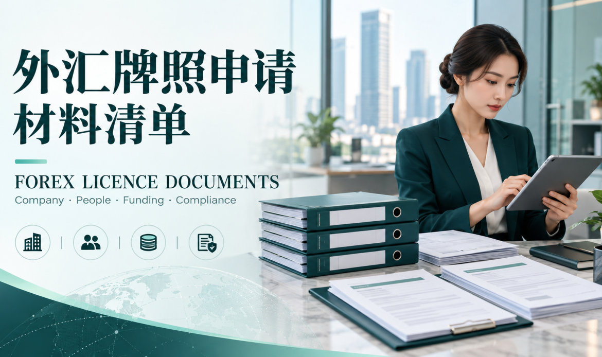 外汇牌照申请材料清单 / Forex licence application document checklist