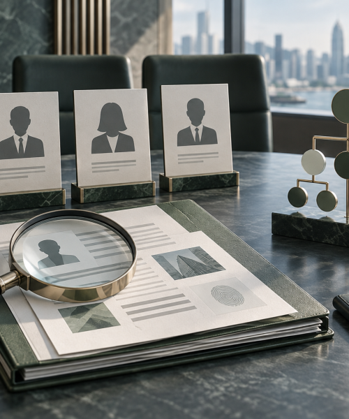 董事与股东适当性审查的人员档案及控制关系示意 / Personnel evidence and ownership links for director and shareholder assessment